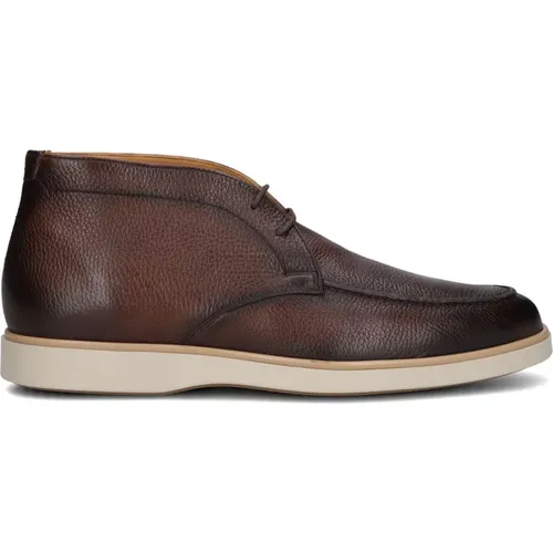 Braune Herren Schnürschuhe , Herren, Größe: 41 EU - Magnanni - Modalova