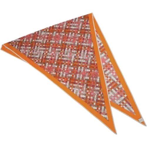 Pre-owned Silk scarves , female, Sizes: ONE SIZE - Hermès Vintage - Modalova