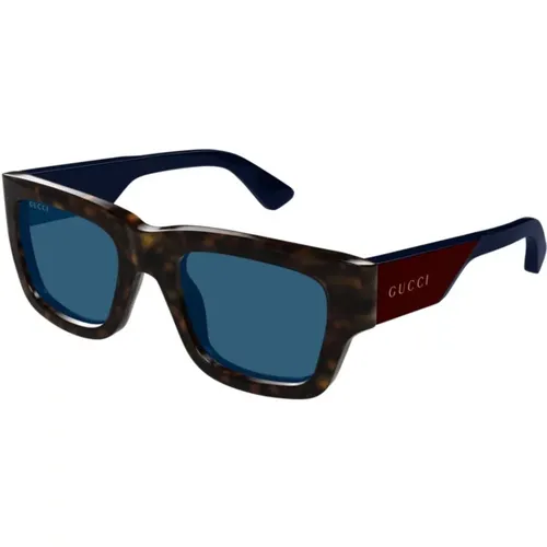 Stylish Sunglasses with Black Frames , unisex, Sizes: ONE SIZE - Gucci - Modalova