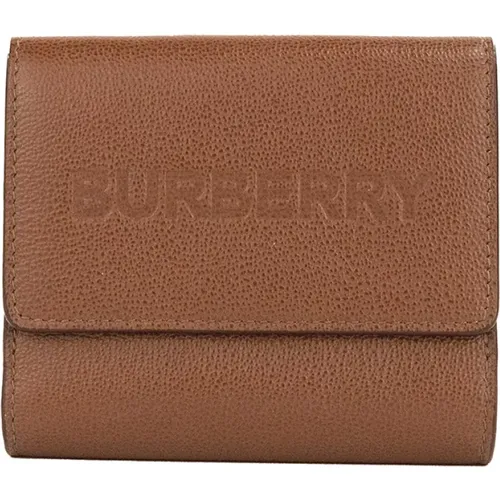 Snap Wallet Small Coin Pouch Leather , female, Sizes: ONE SIZE - Burberry - Modalova