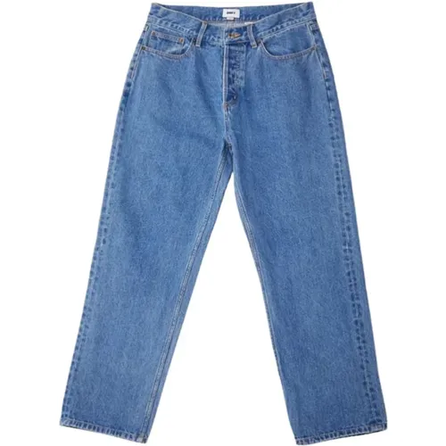 Blaue Denim Jeans , Herren, Größe: W26 - Obey - Modalova