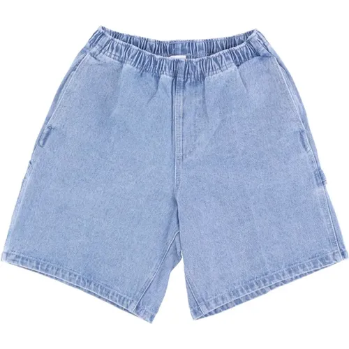 Denim Carpenter Shorts with Tool Pockets , male, Sizes: L, XL - Obey - Modalova