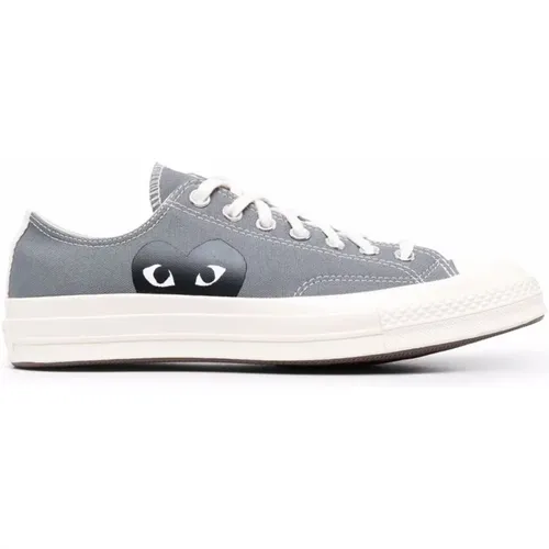 Graue Baumwoll Chuck Taylor Sneakers , unisex, Größe: 38 EU - Comme des Garçons Play - Modalova