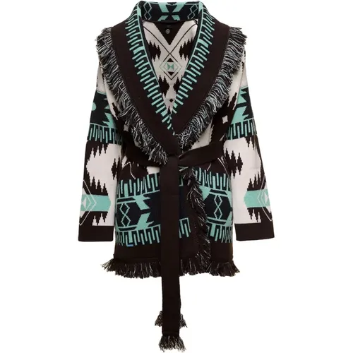 Luxury Cashmere Jacquard Sweaters , female, Sizes: M - Alanui - Modalova