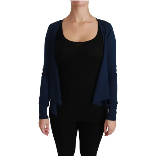 Long Sleeve Cardigan Vest Cashmere Sweater , female, Sizes: 2XS - Dolce & Gabbana - Modalova