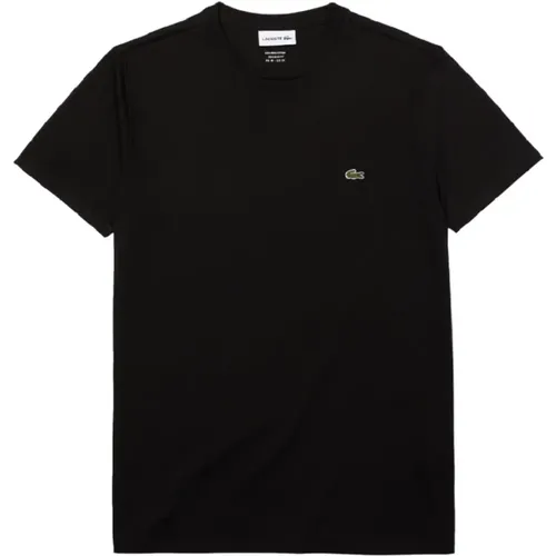 Cotton T-shirt Th6709-00 , male, Sizes: 2XL, S, M, XL, 4XL, 3XL, XS, L - Lacoste - Modalova