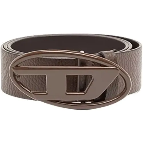 Oval D-Logo Dark Belt , female, Sizes: 90 CM, 100 CM, 95 CM - Diesel - Modalova