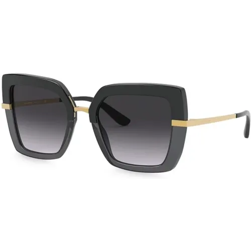 Sungles with Original Case , female, Sizes: 52 MM - Dolce & Gabbana - Modalova