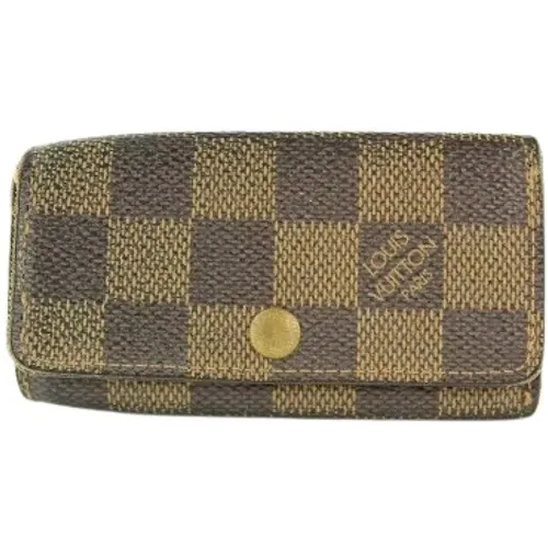 Canvas Wallets, Pre-owned, Made in France , female, Sizes: ONE SIZE - Louis Vuitton Vintage - Modalova