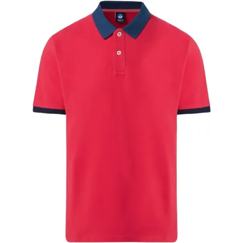 Short Sleeve Polo Shirt , male, Sizes: L, S, M - North Sails - Modalova