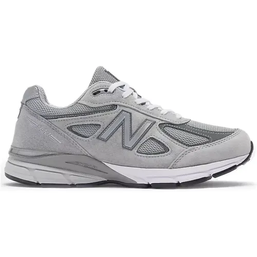 V4 Grey Silver Running Shoe , male, Sizes: 7 1/2 UK, 10 1/2 UK, 10 UK, 8 UK, 8 1/2 UK, 11 UK, 12 1/2 UK, 6 1/2 UK, 9 UK - New Balance - Modalova