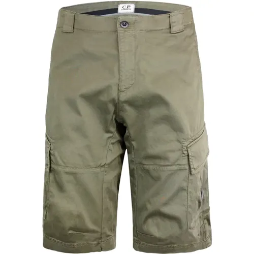 Cargo Bermuda Shorts with Lens Detail , male, Sizes: S - C.P. Company - Modalova