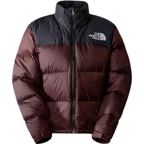 Dark Retro Nuptse Jacket , male, Sizes: M - The North Face - Modalova