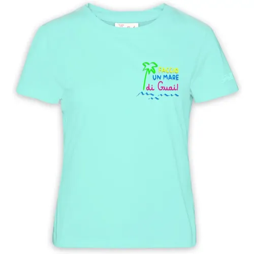 T-shirts and Polos Emilie , female, Sizes: M, XS - MC2 Saint Barth - Modalova