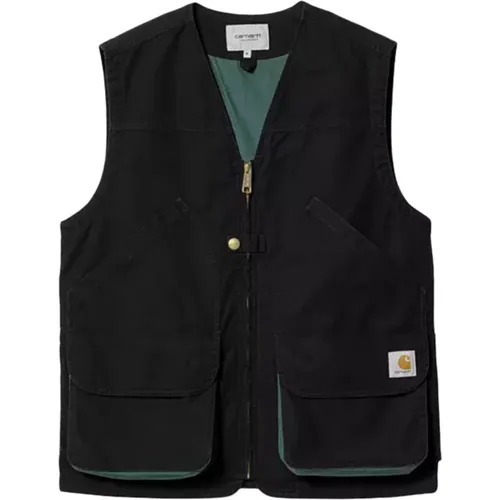 Heston Vest Discovery Green , male, Sizes: L - Carhartt WIP - Modalova