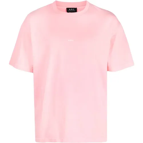 Cotton T-shirt , male, Sizes: M - A.p.c. - Modalova