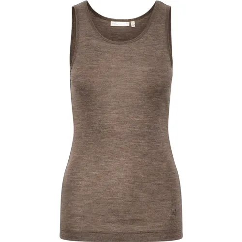 Ärmelloses Top, Slim Fit , Damen, Größe: 2XL - InWear - Modalova