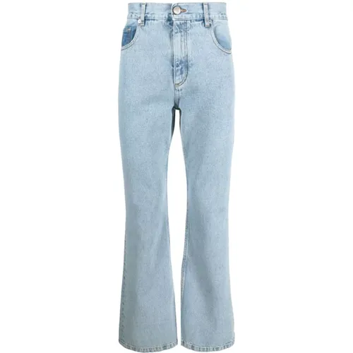 Hellblaue Bio-Denim Flare Jeans , Herren, Größe: L - Ernest W. Baker - Modalova