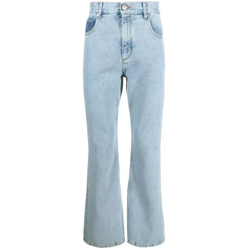 Hellblaue Bio-Denim Flare Jeans , Herren, Größe: S - Ernest W. Baker - Modalova