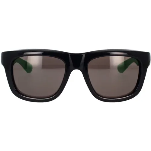 Men Rectangular Sunglasses Bv1233S 001 , male, Sizes: 53 MM - Bottega Veneta - Modalova
