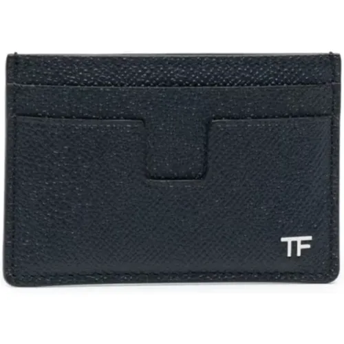 Luxury Leather Cardholder , male, Sizes: ONE SIZE - Tom Ford - Modalova