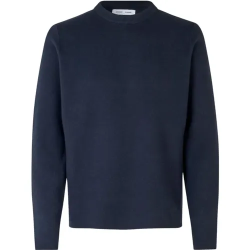 Compact Crew Neck Sweater , male, Sizes: L - Samsøe Samsøe - Modalova