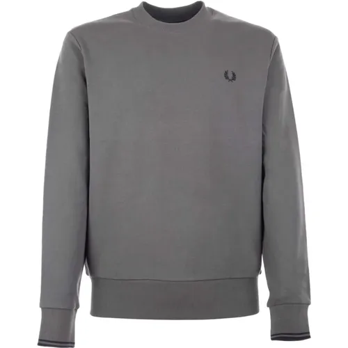 Authentischer Crew -S Pullover , Herren, Größe: S - Fred Perry - Modalova