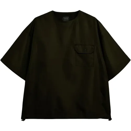 Cs02Ndml Shirt , male, Sizes: L, XL - Taion - Modalova