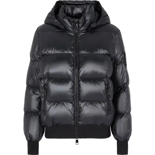 Quilted Hooded Coat , female, Sizes: S, XS, M - Armani Exchange - Modalova