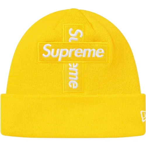 Limited Edition Cross Box Logo Beanie , unisex, Sizes: ONE SIZE - Supreme - Modalova