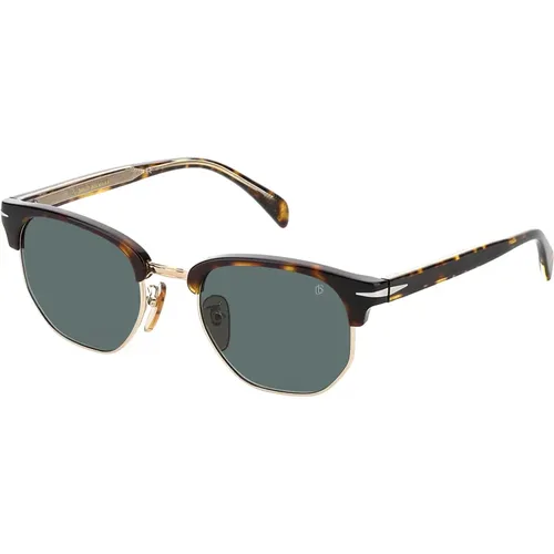 DB 1002/S Sunglasses Dark Havana/Green,/Grey Sunglasses DB 1002/S - Eyewear by David Beckham - Modalova