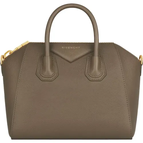 Antigona Small Leather Bag , female, Sizes: ONE SIZE - Givenchy - Modalova