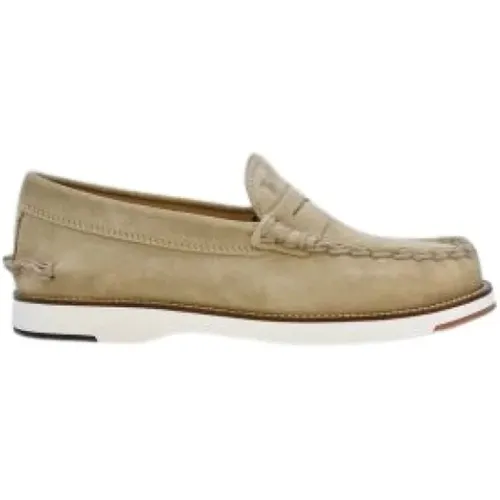 Laced Sand Shoes for Men , male, Sizes: 7 UK - TOD'S - Modalova