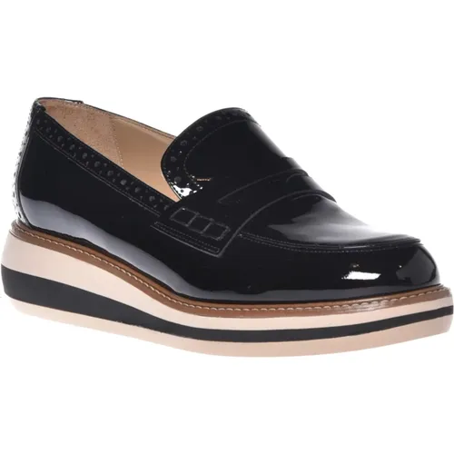 CalfLeather loafers , female, Sizes: 6 1/2 UK - Baldinini - Modalova