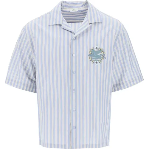 Gestreiftes Pegasus Bowling Shirt - ETRO - Modalova