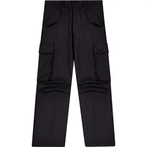 Wool Cargo Pants , male, Sizes: S, XL - Laneus - Modalova