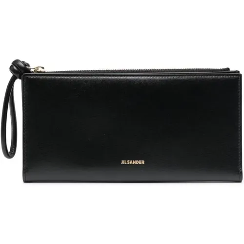 Single practical wallet , female, Sizes: ONE SIZE - Jil Sander - Modalova