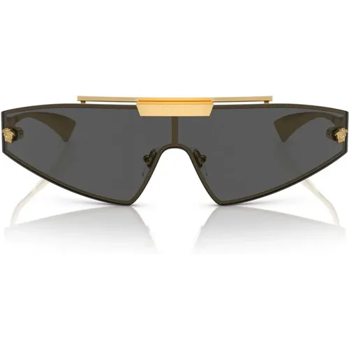 Stilvolle Sonnenbrille mit austauschbaren Gläsern - Versace - Modalova