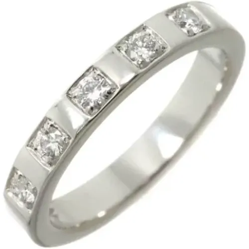 Pre-owned Platinum rings , female, Sizes: ONE SIZE - Bvlgari Vintage - Modalova