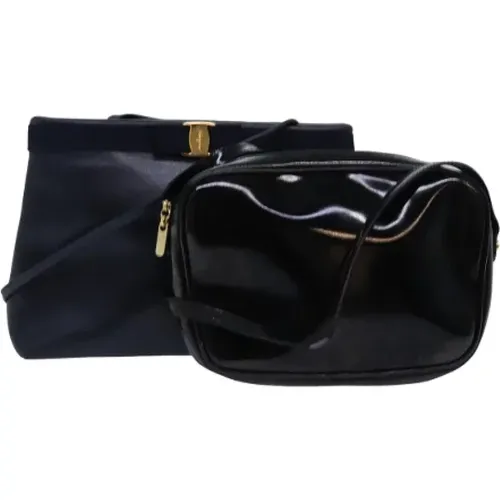 Pre-owned Leather shoulder-bags , female, Sizes: ONE SIZE - Salvatore Ferragamo Pre-owned - Modalova