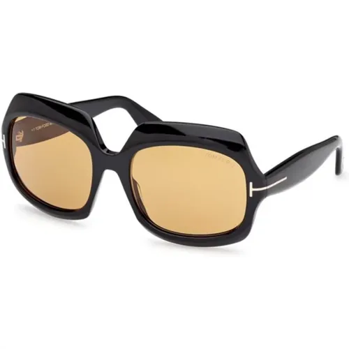Shiny Brown Sonnenbrille Modell Ft1155 - Tom Ford - Modalova