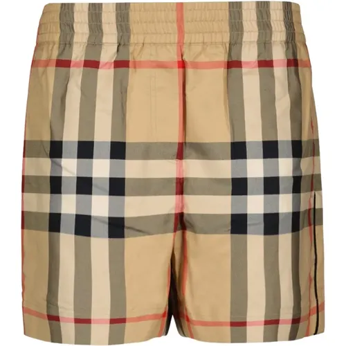 Vintage Check Shorts , Damen, Größe: 3XS - Burberry - Modalova