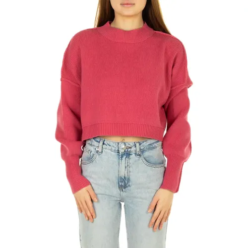 Rosa Pullover Easy Street , Damen, Größe: M - Free People - Modalova