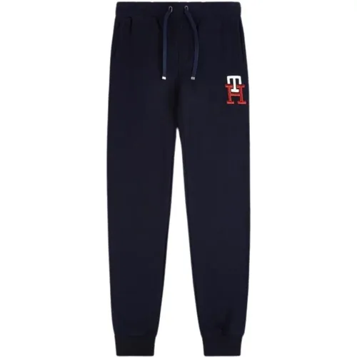 Essential Monogram Men`s Sport Pants , male, Sizes: L, S, XL - Tommy Hilfiger - Modalova