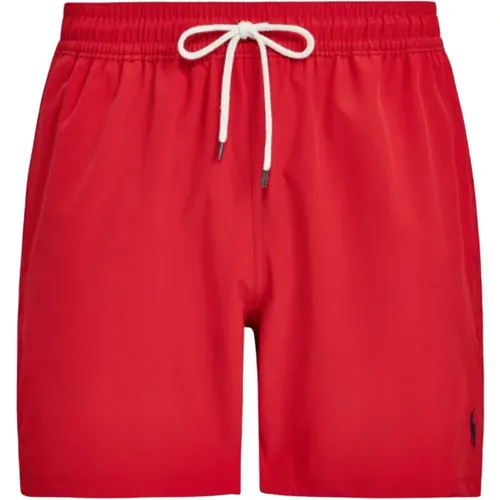 Embroidered Logo Swim Shorts - , male, Sizes: M, L, S, XL - Ralph Lauren - Modalova