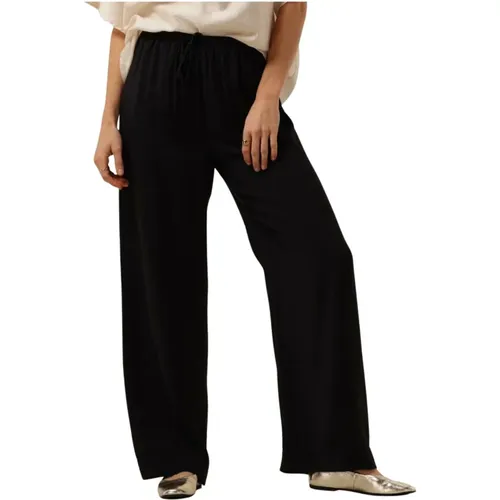 Wide Leg Pants , female, Sizes: L, S - moss copenhagen - Modalova