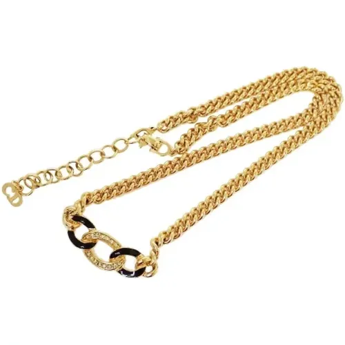 Pre-owned Metal necklaces , unisex, Sizes: ONE SIZE - Dior Vintage - Modalova