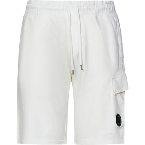 Light Fleece Bermuda Shorts in , male, Sizes: L, M, S - C.P. Company - Modalova