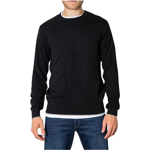 Schwarze Pullover Kollektion - Armani Exchange - Modalova