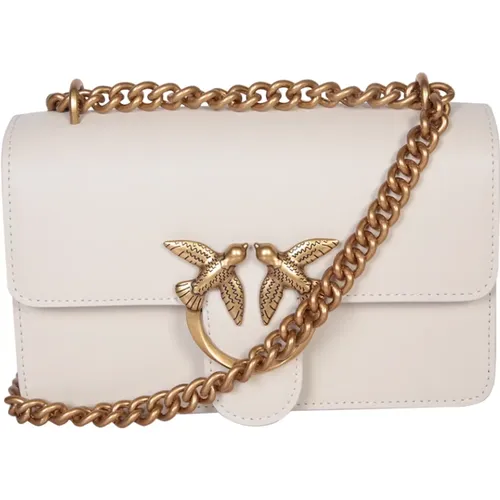 Goldene Love One Mini Schultertasche - pinko - Modalova